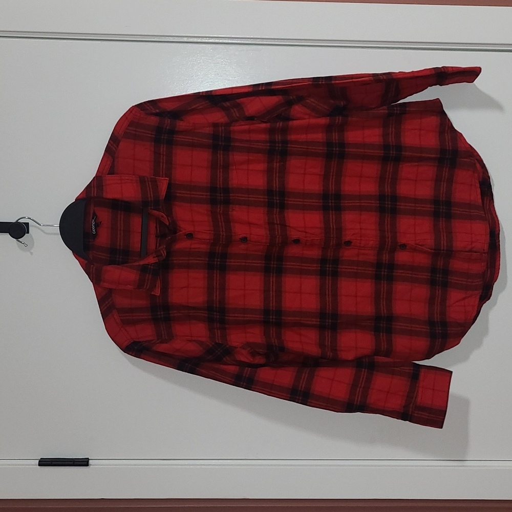 George Red and Black Plaid Shirt